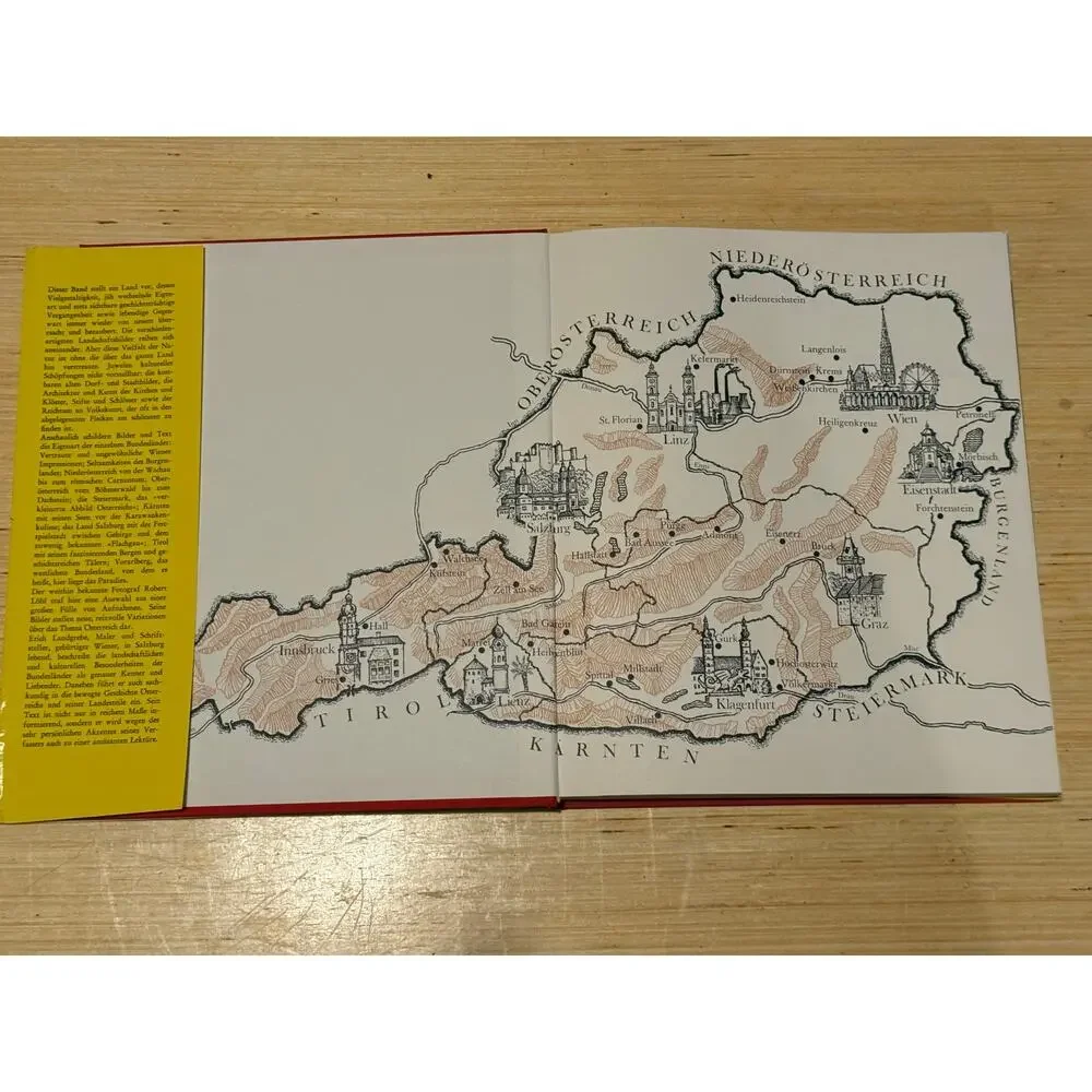 Osterreich En Portrait in Farben by Robert Loibl 1974 Hardcover in German